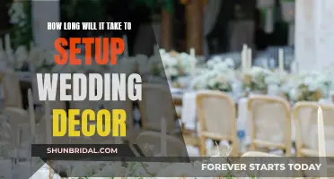 Wedding Decor Setup: How Long Does It Really Take?