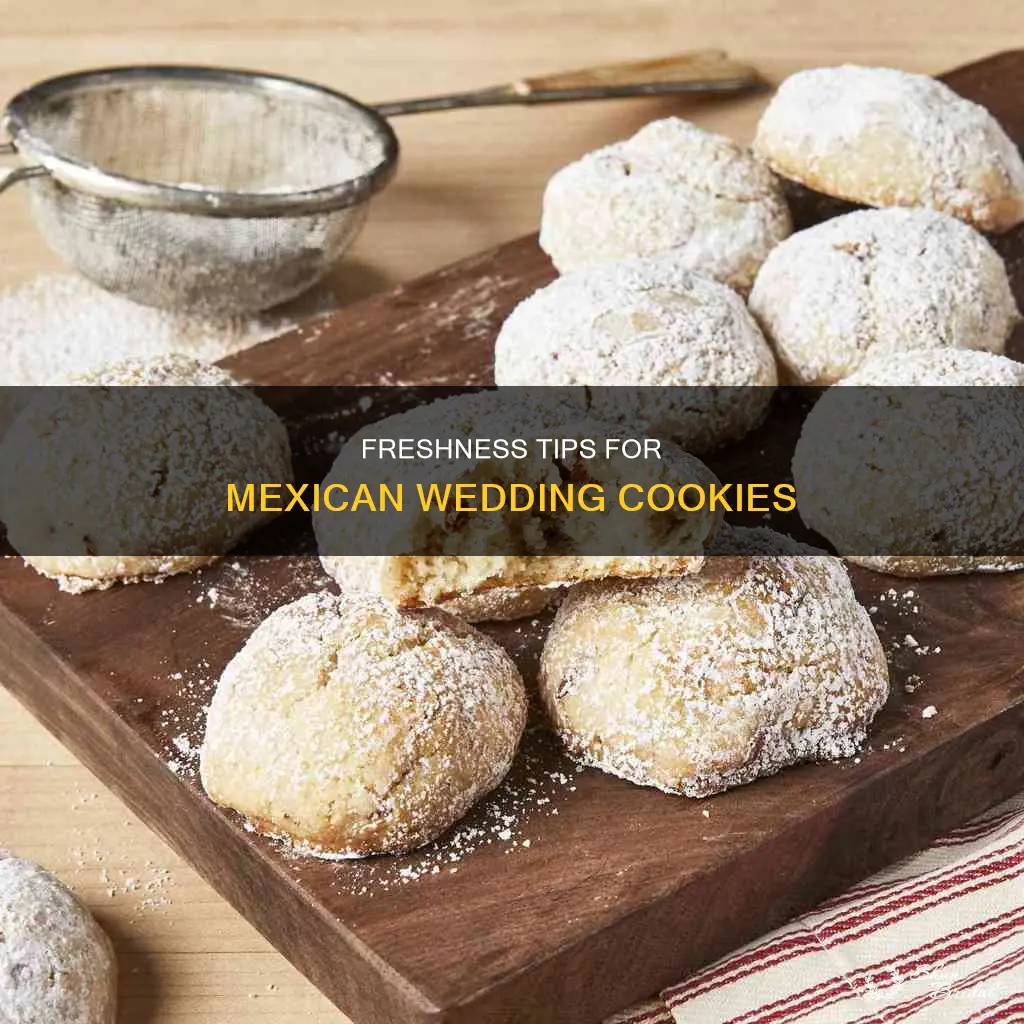 how long will mexican wedding cookies keep
