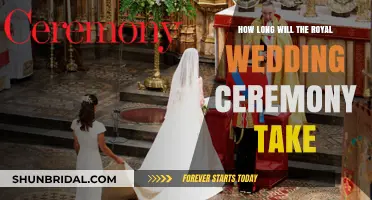 Royal Wedding Ceremony Duration: What to Expect on the Big Day