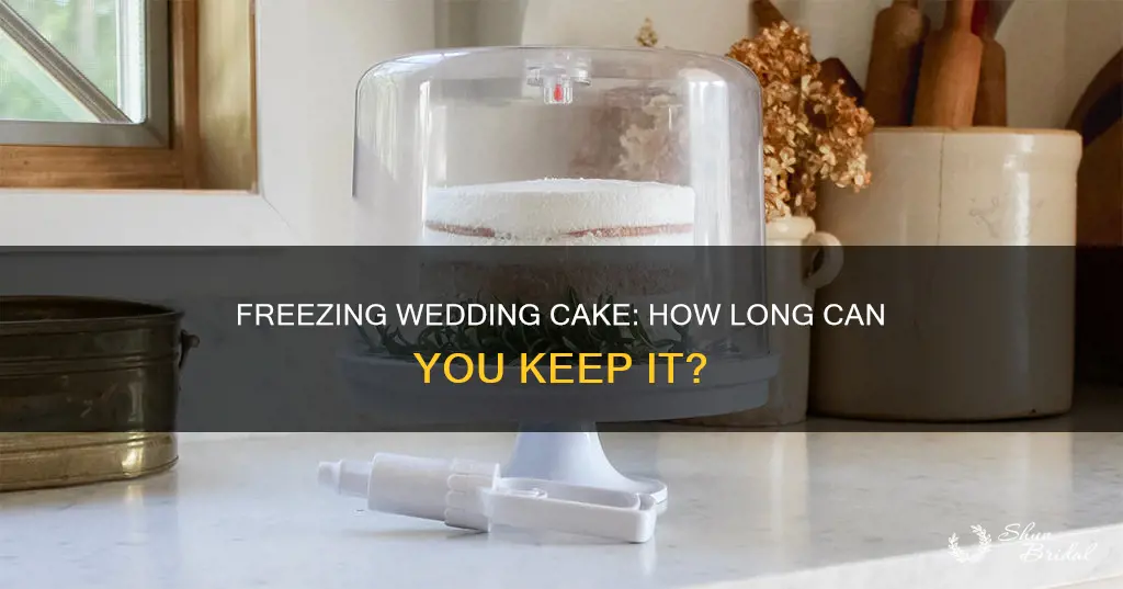 how long will wedding cake last in the freezer