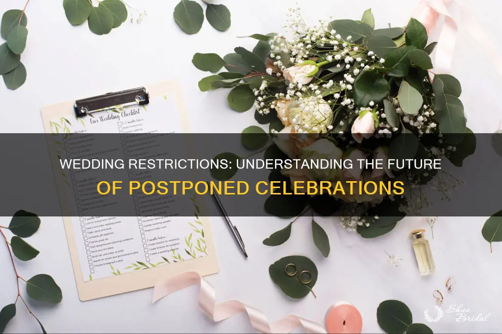 how long will wedding restrictions be in place