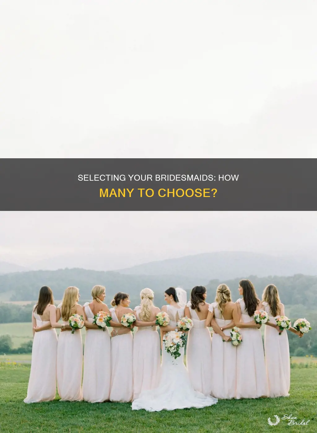 how maby bridesmaids do you get