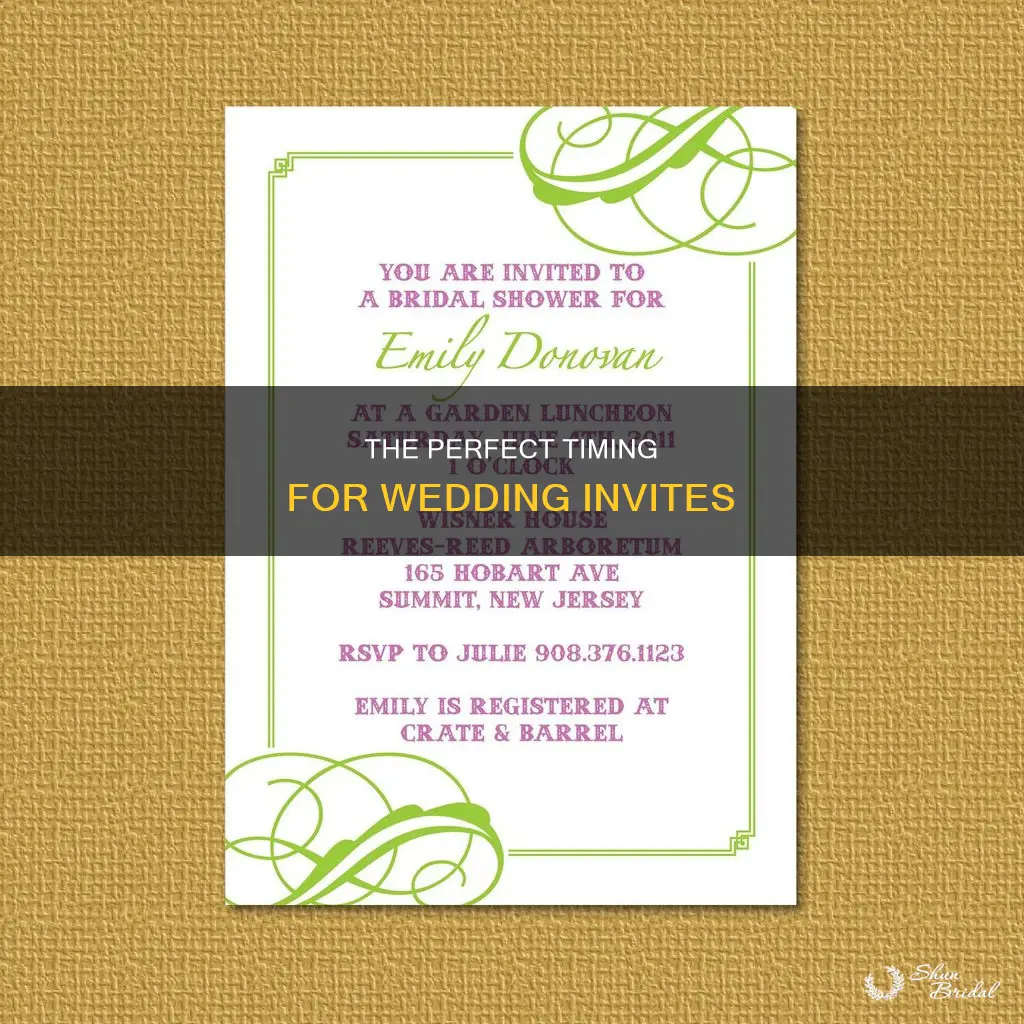 how make weeks before wedding to send out invitations