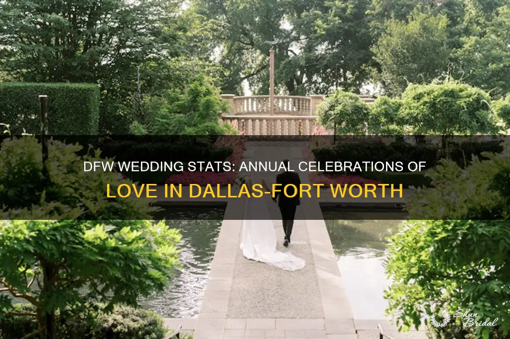 how manny weddings per year are in dfw area
