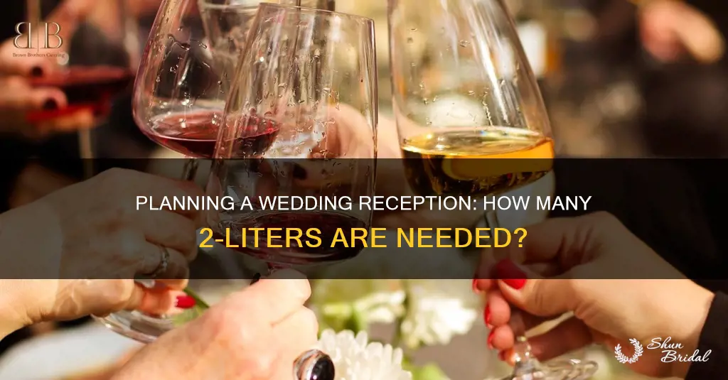how many 2 liters for a wedding reception