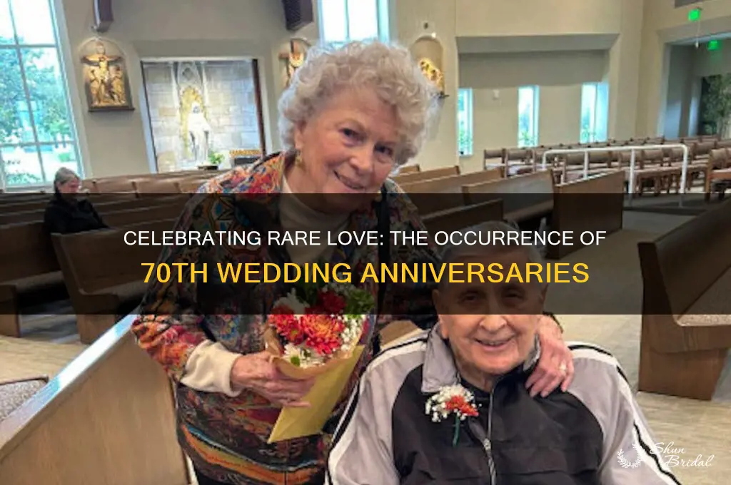 how many 70th wedding anniversaries