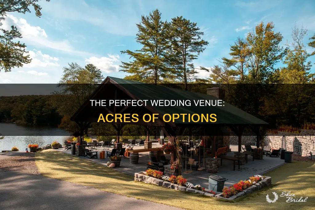 how many acres for a wedding venue