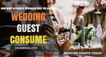 Average Wedding Guest Alcohol Consumption: How Many Drinks Are Poured?