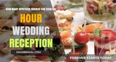 Cocktail Hour Appetizers: How Many to Offer?