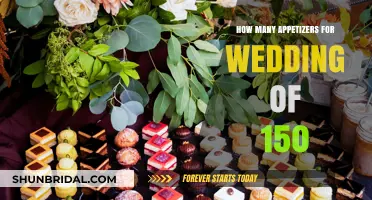 Perfect Appetizer Portions: Planning for a 150-Guest Wedding Reception