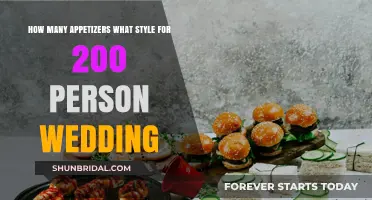 Perfect Appetizer Styles and Quantities for a 200-Person Wedding