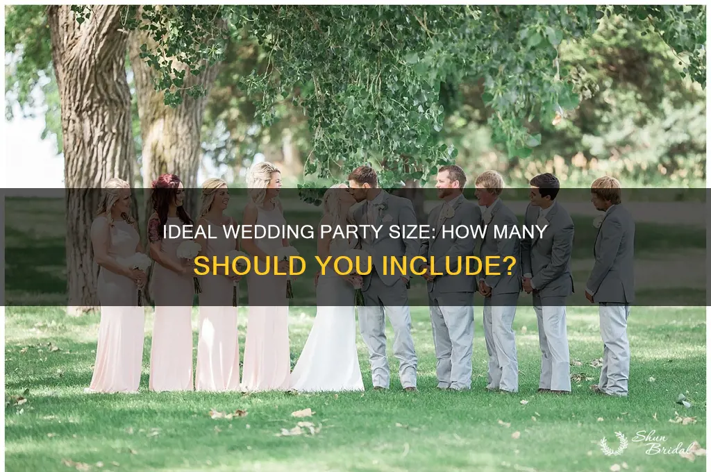 how many are usually in a wedding party