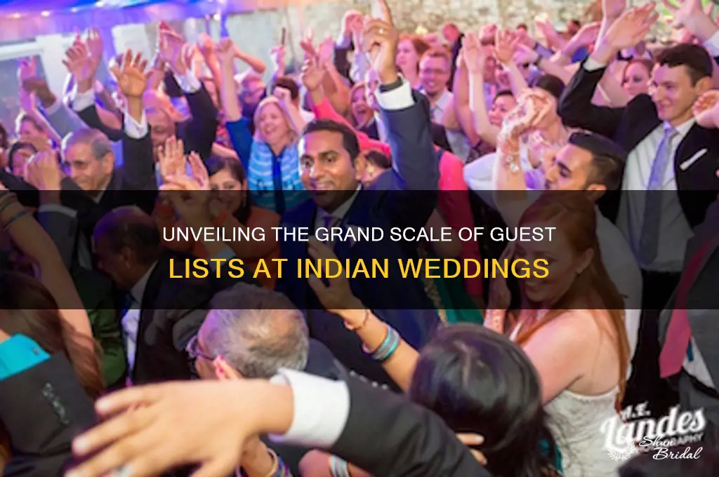 how many at a typical indian wedding