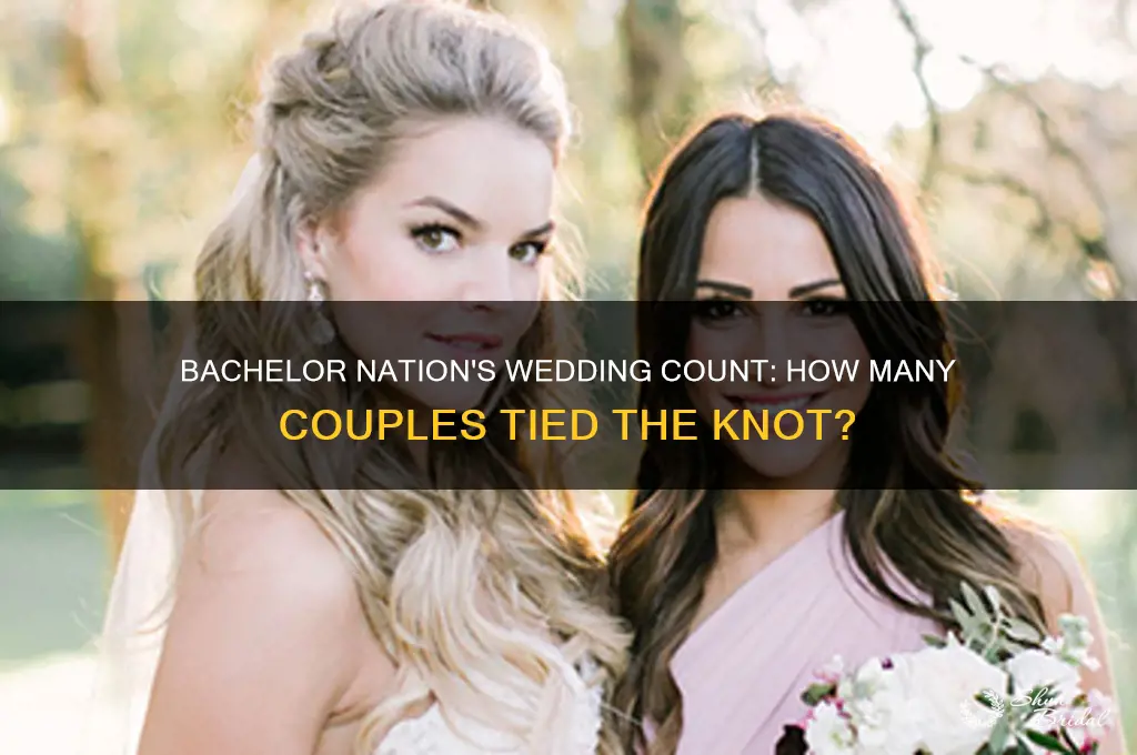 how many bachelor weddings