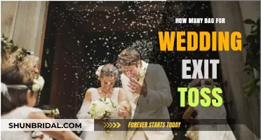 Perfect Wedding Exit Toss: How Many Bags Do You Need?