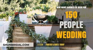 Perfect Pour: Estimating Beer Barrels for 150 Wedding Guests