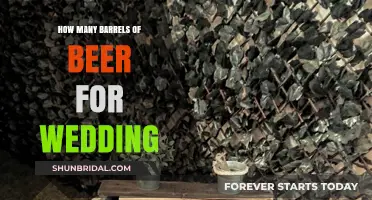 Perfect Pour: Estimating Beer Barrels for Your Wedding Celebration