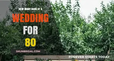 Perfect Wedding Bar Setup: How Many Bars for 80 Guests?