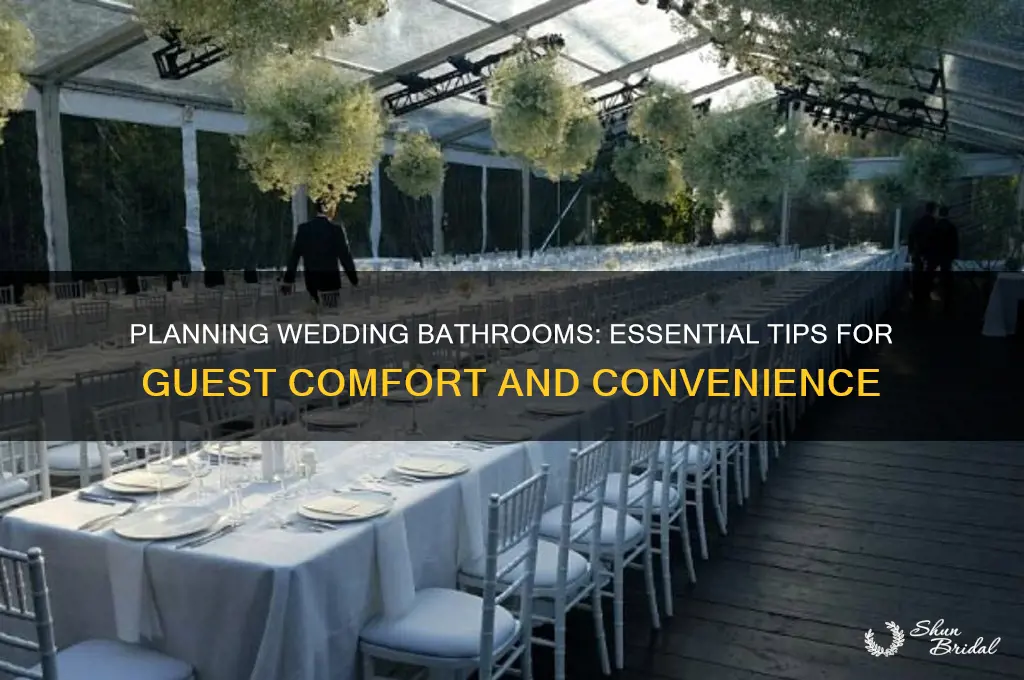 how many bathrooms for a wedding