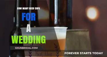 Perfect Pour: Estimating Beer Cups for Your Wedding Celebration