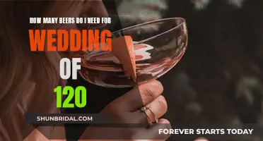 Beers for a Wedding: Calculating the Perfect Amount for Your Big Day