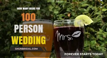 Planning Wedding Drinks: Estimating Beer Quantities for 100 Guests
