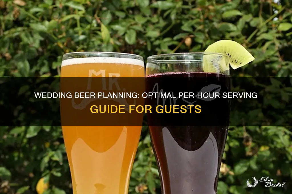 how many beers per hour for wedding