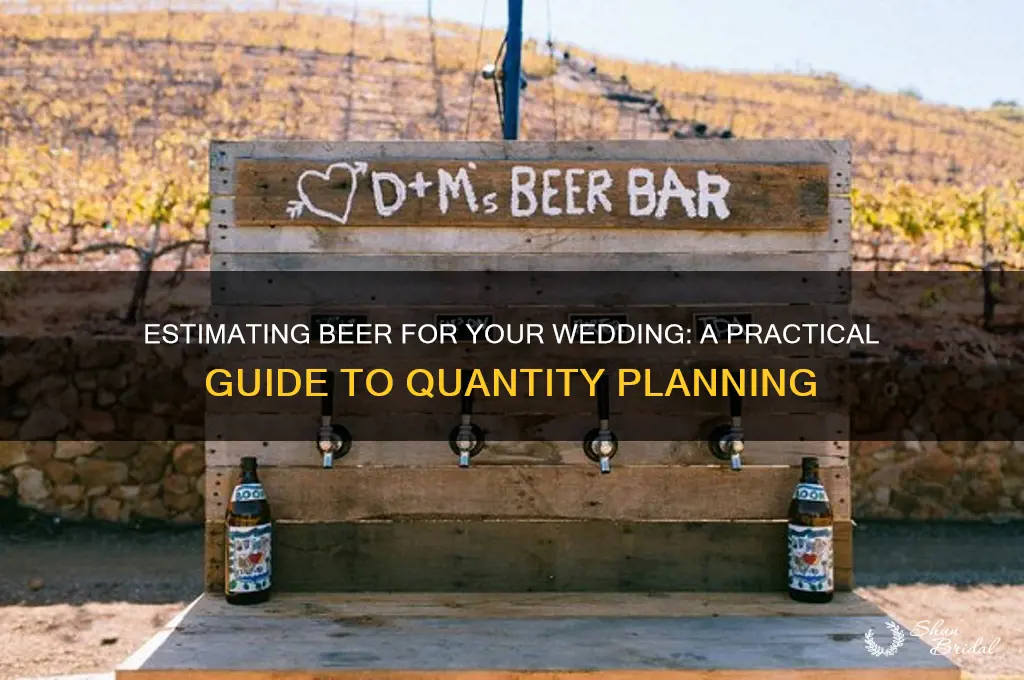 how many beers to estimate for wedding