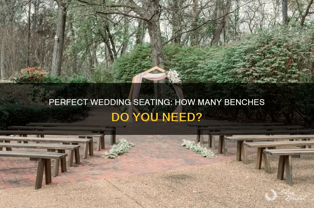 how many benches for wedding