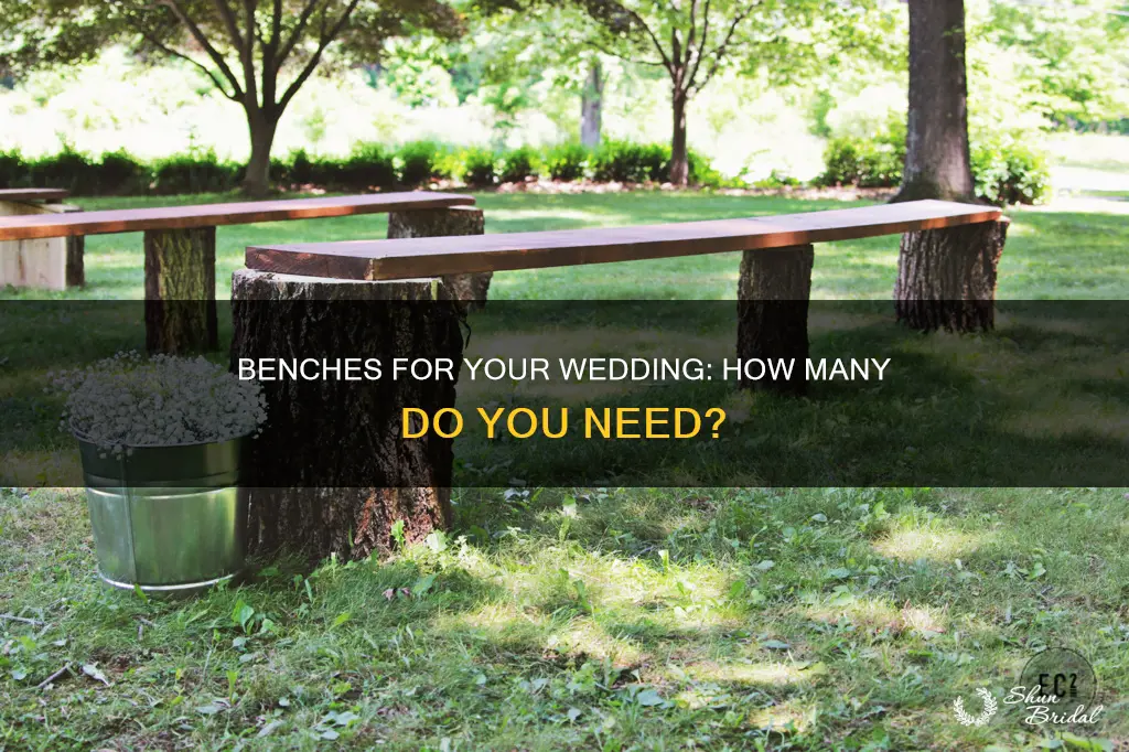 how many benches needed in wedding