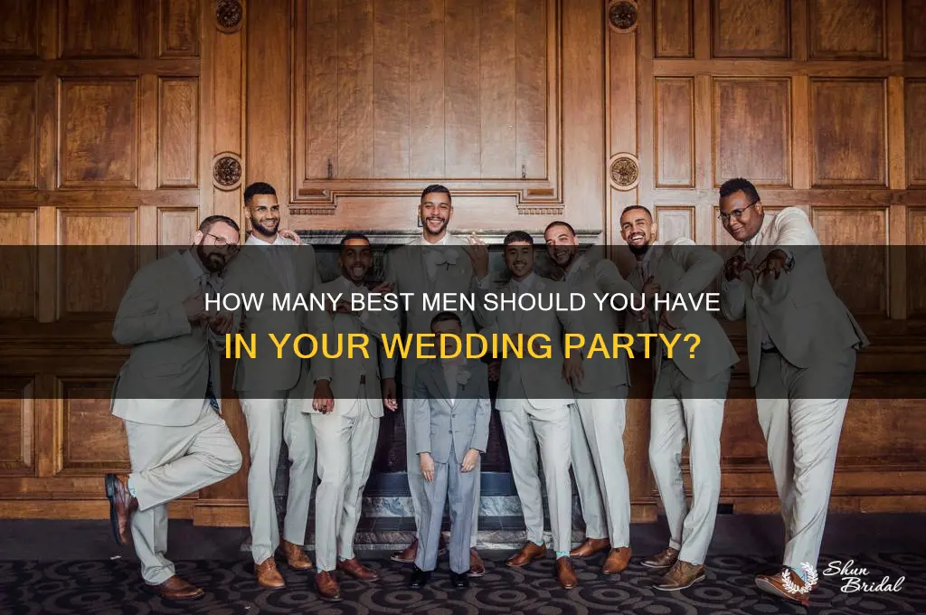 how many best men in a wedding party