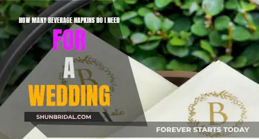 Beverage Napkins: How Many Do You Need for Your Wedding?