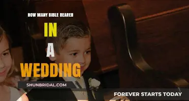 How Many Bible Bearers Are Needed for a Wedding Ceremony?