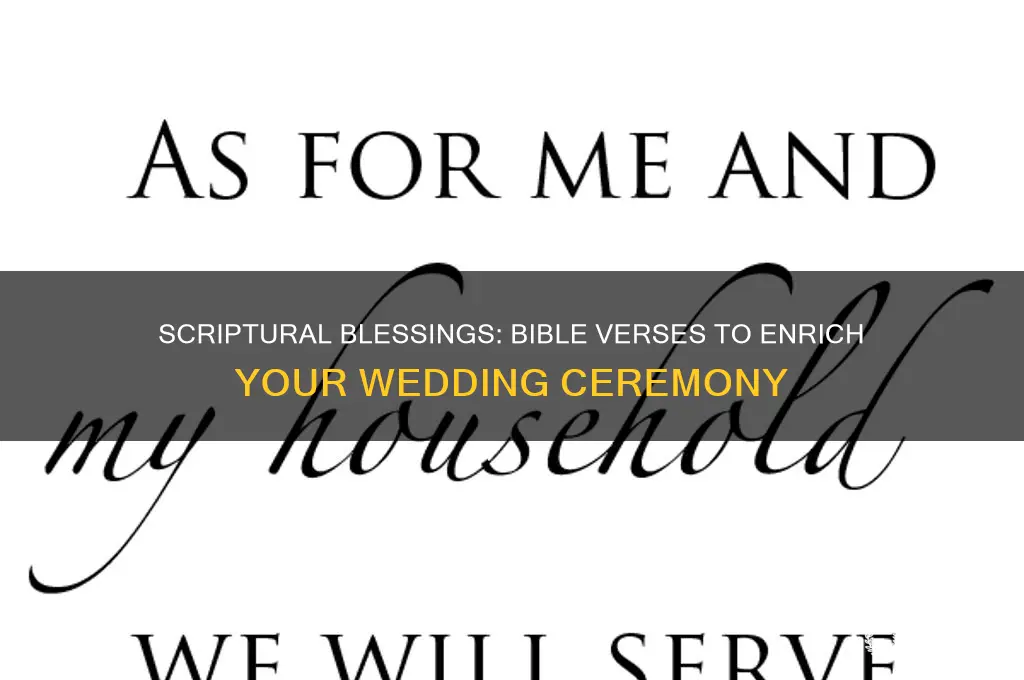 how many bible verses for wedding ceremony