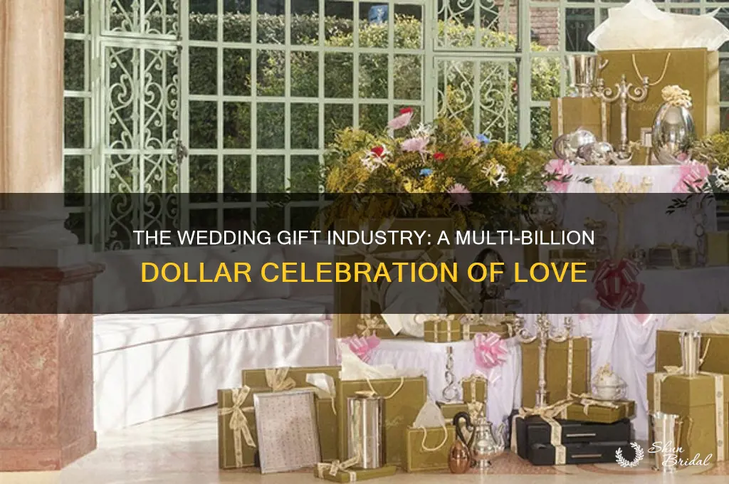 how many billions is the wedding gift industry