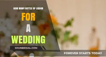 Liquor Planning Guide: Estimating Bottles for Your Wedding Celebration