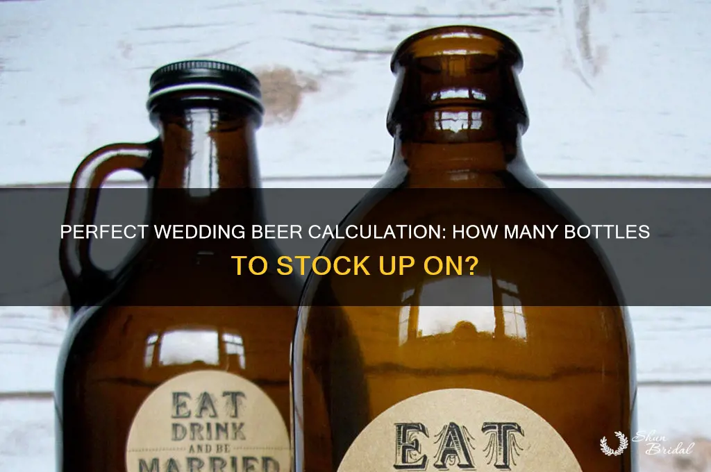 how many bottles of beer for a wedding