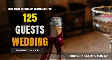 Champagne for 125 Guests: Perfect Bottle Count for Your Wedding