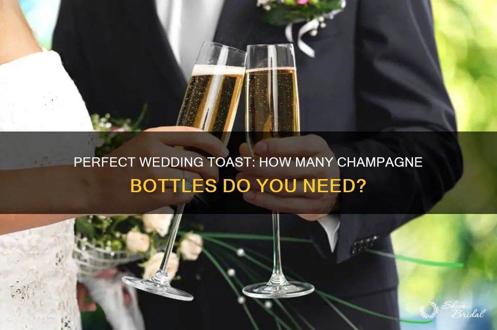 how many bottles of champagne for a wedding toast