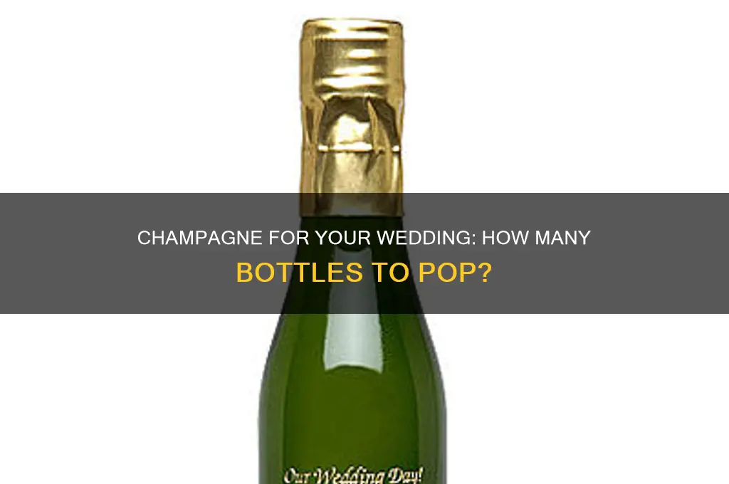 how many bottles of champagne for a wedding