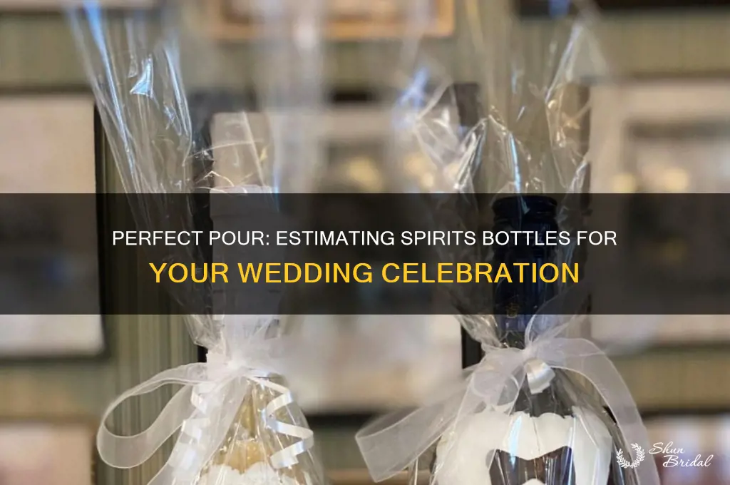 how many bottles of spirits for a wedding