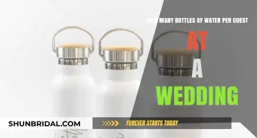 Hydrating Your Wedding Guests: Calculating Water Bottle Needs
