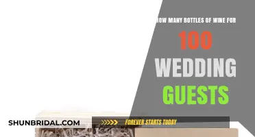 Perfect Pour: Wine Bottle Count for 100 Wedding Guests