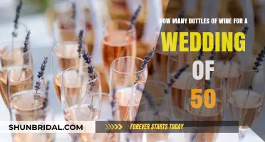 Perfect Pour: Wine Bottle Guide for 50-Guest Weddings