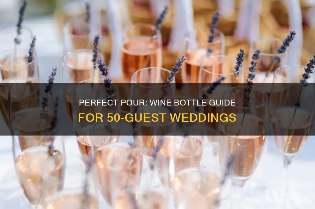 how many bottles of wine for a wedding of 50