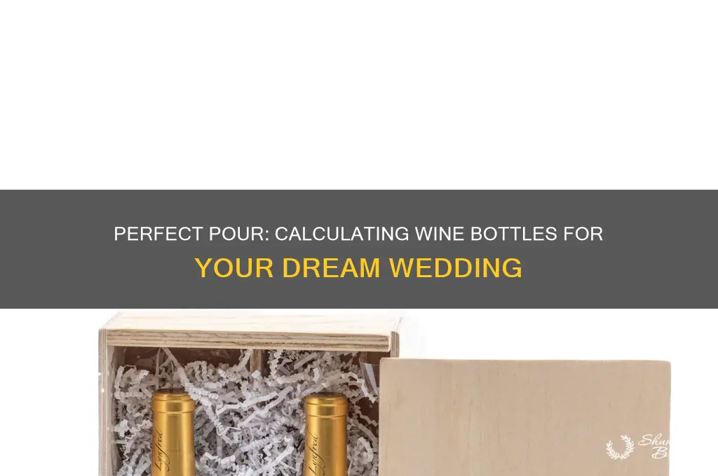 how many bottles of wine to buy for wedding