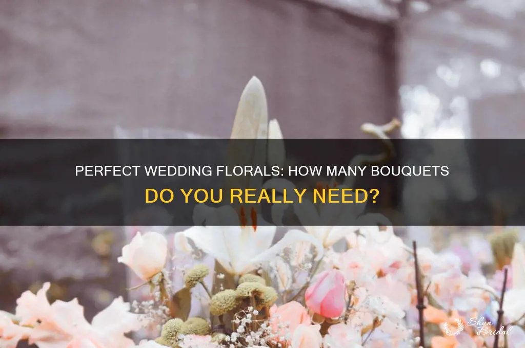 how many bouquets for a wedding