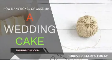 Choosing the Right Amount of Cake Mix for a Wedding Cake