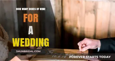 Perfect Pour: Calculating Wine Boxes for Your Wedding Celebration
