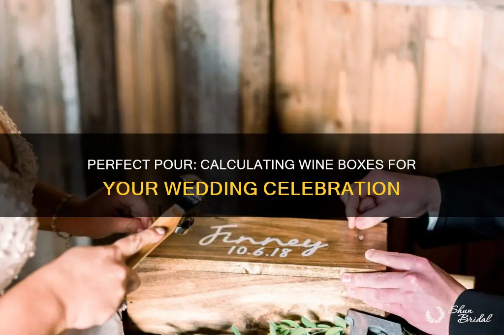 how many boxes of wine for a wedding